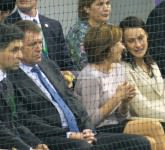 video foto carmen și klaus iohannis din nou la tenis în sala transilvania