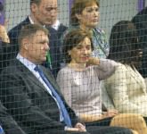 video foto carmen și klaus iohannis din nou la tenis în sala transilvania