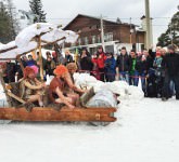 VIDEO FOTO Ambarcațiuni trăznite pe pârtie la Păltiniș la Slide and Freeze