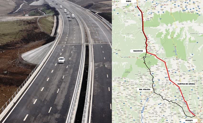 Încep licitațiile pentru autostrada Sibiu – Pitești