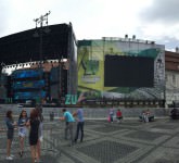 video foto cea mai mare scenă din românia, montată la forza zu în sibiu