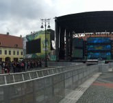 video foto cea mai mare scenă din românia, montată la forza zu în sibiu