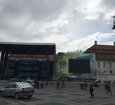 video foto cea mai mare scenă din românia, montată la forza zu în sibiu