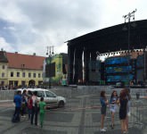 video foto cea mai mare scenă din românia, montată la forza zu în sibiu