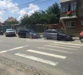 VIDEO – FOTO Pieton grav accidentat pe strada Vasile Aaron. Era pe trecerea de pietoni!