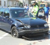 video foto accident grav pe iorga - două femei rănite. una a fost prinsă sub o mașină!