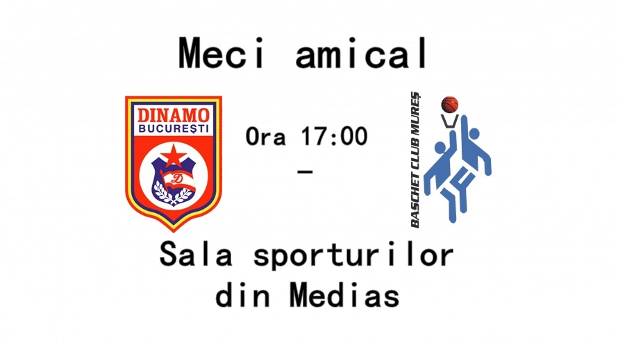 baschet: dinamo și bc mureș se înfruntă astăzi la mediaș