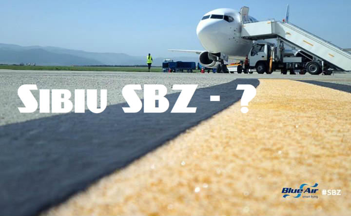 unde zburăm cu #blue air de la #sibiu #sbz din martie 2016