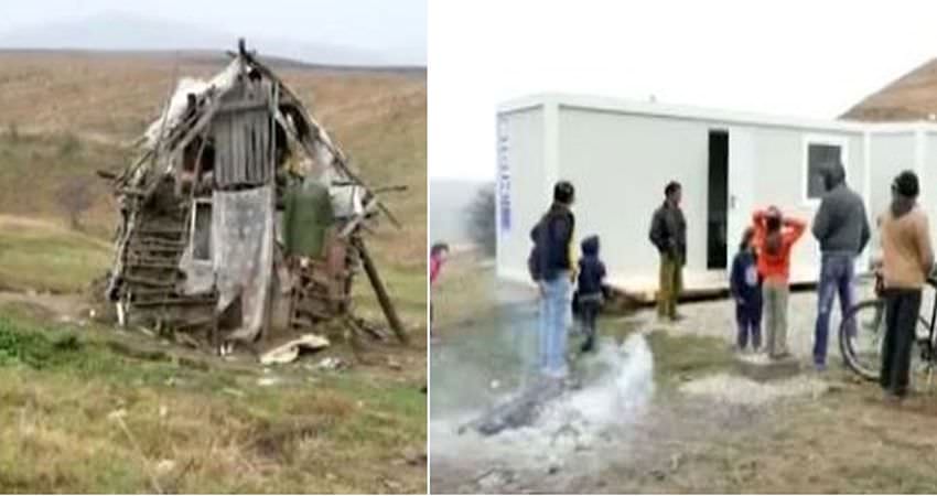 video – romi mutați din bordeie în containere în nordul județului sibiu. trăiau în condiții groaznice!