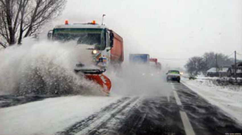 trafic în condiții de iarnă pe a1 sibiu – deva. cum decurge deszăpezirea