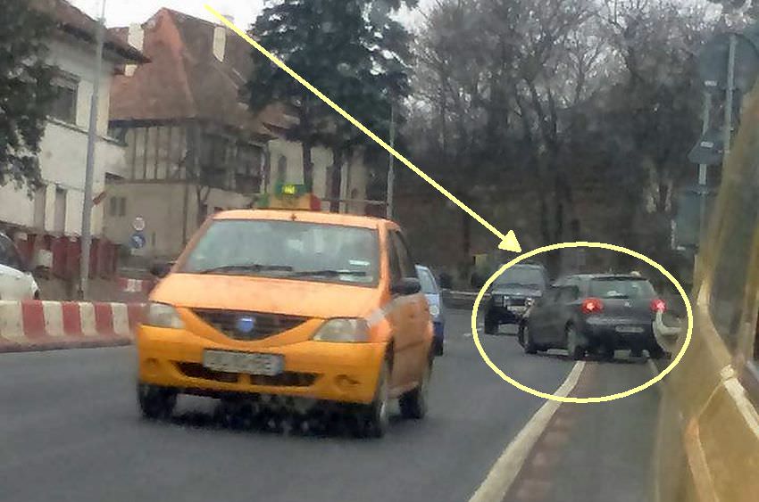 foto – încă un accident pe șaguna. în același loc unde marți s-a răsturnat o mașină!