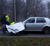 FOTO VIDEO Accident cumplit între Sibiu și Rășinari. Un șofer beat a intrat pe contrasens și s-a tamponat frontal cu o altă mașină