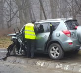 FOTO VIDEO Accident cumplit între Sibiu și Rășinari. Un șofer beat a intrat pe contrasens și s-a tamponat frontal cu o altă mașină