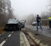 FOTO VIDEO Accident cumplit între Sibiu și Rășinari. Un șofer beat a intrat pe contrasens și s-a tamponat frontal cu o altă mașină