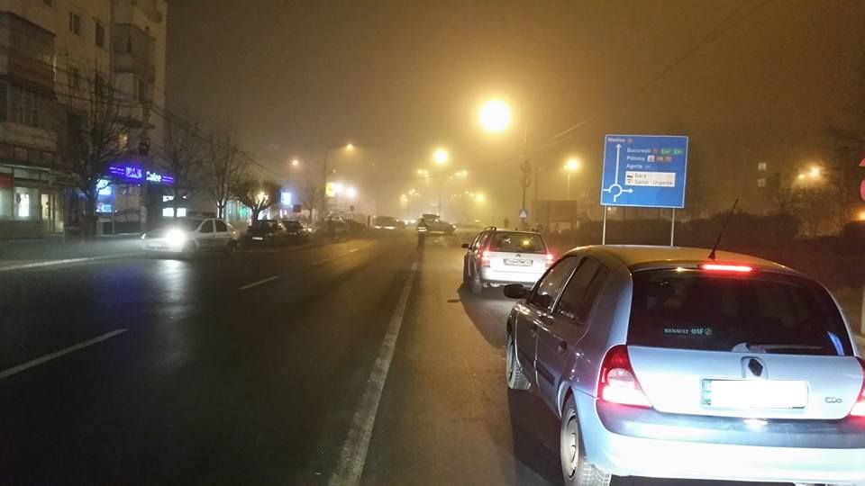 foto – pieton grav accidentat pe strada lungă din sibiu în timpul unei traversări regulamentare