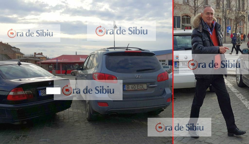 topul mârlanilor: se dă mare barosan în poliție la igpr și la sibiu parchează, jignește și amenință în plină stradă! cunoști personajul? (video foto)