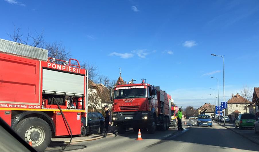 marţi, ziua cu trei incendii. isu sibiu a avut de lucru