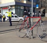 accident la cireșica: un biciclist a fost lovit de un logan - trafic ingreunat - video-foto