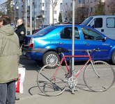 accident la cireșica: un biciclist a fost lovit de un logan - trafic ingreunat - video-foto