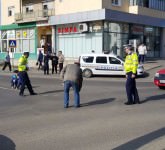 accident la cireșica: un biciclist a fost lovit de un logan - trafic ingreunat - video-foto