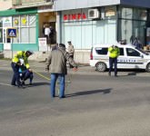 accident la cireșica: un biciclist a fost lovit de un logan - trafic ingreunat - video-foto