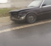 Accident la ieşire din Sibiu. ATENŢIE la şoseaua udă!