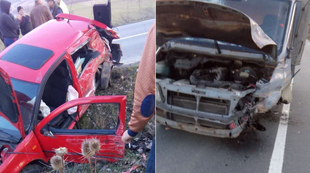 update foto - accident între sibiu și agnita. șoferul vinovat, băut la volan și fără permis de conducere!