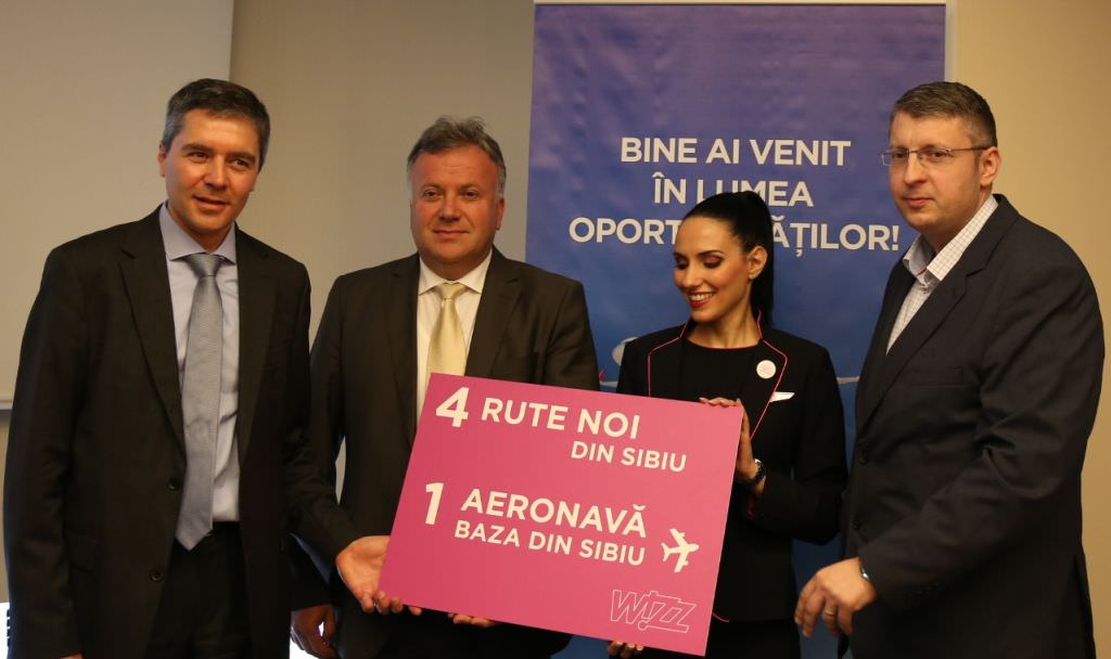 este oficial - wizz air și aeroportul internațional sibiu anunță noi rute spre destinații de mare interes! (video-foto)