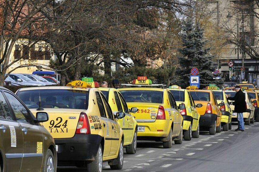 taximetrist băut la volan în sibiu. politia i-a facut dosar penal!