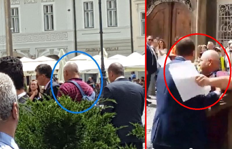 video – cine este bărbatul care a sărit la iohannis în piața mare a sibiului. are antecedente mai vechi!