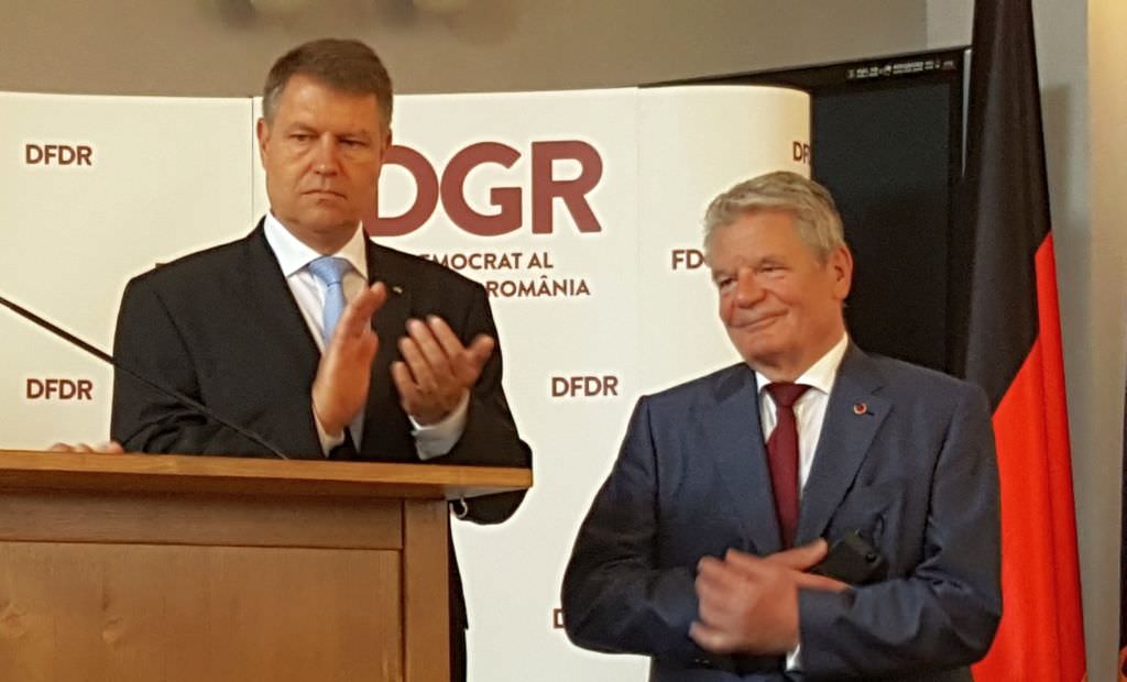 VIDEO – Discursul lui Iohannis la Sibiu cu ocazia vizitei președintelui Germaniei. Ce mesaj a transmis!