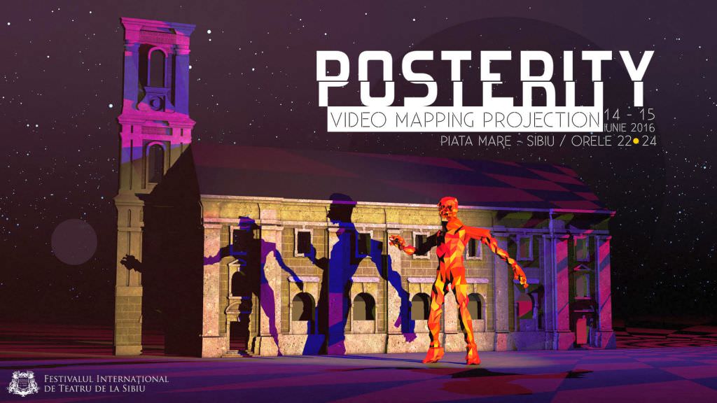 IMAGINI SUPERBE - Povestea FITS-ului transpusă într-un video mapping marca Les Ateliers Nomad în centrul Sibiului. Hai și tu acolo!