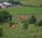 foto avionul căzut pe aerodromul măgura. cum arată aparatul de zbor după accident