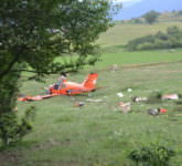 foto avionul căzut pe aerodromul măgura. cum arată aparatul de zbor după accident