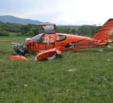 foto avionul căzut pe aerodromul măgura. cum arată aparatul de zbor după accident