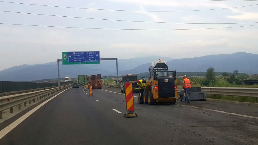 lucrări pe autostrada sibiu - sebeș. restricții de viteză pe anumite tronsoane