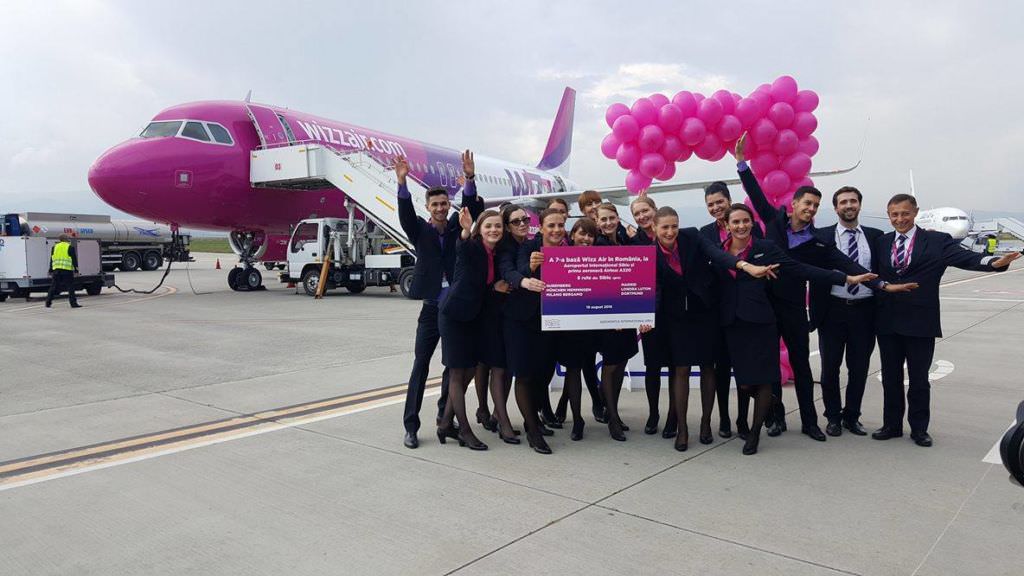 update galerie foto: wizz air a inaugurat vineri baza din sibiu. din weekend zburăm spre nuremberg, memmingen, milano şi madrid