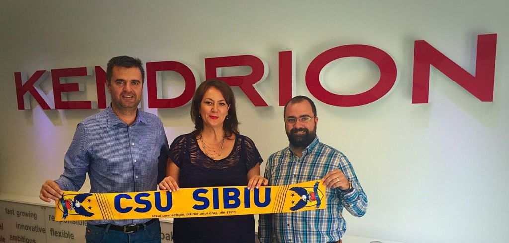 csu sibiu a mai găsit un sponsor secundar. kendrion susține echipa sibiană