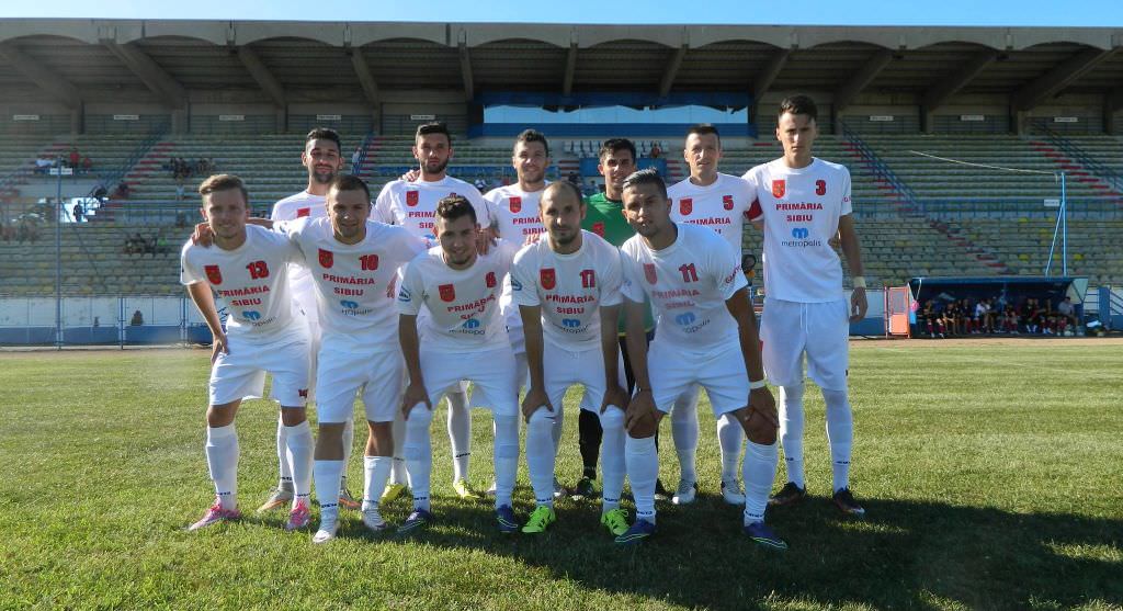 fc hermannstadt debutează sâmbătă în liga a iii-a. echipa are o nouă siglă oficială