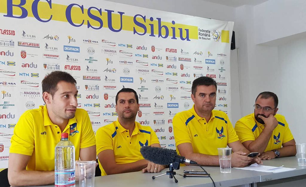 VIDEO – CSU Sibiu și-a prezentat obiectivele pentru noul sezon. Ce noutăți sunt la echipă