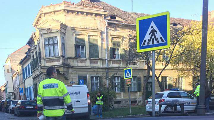 update foto - accident mortal pe strada tipografilor din sibiu. a făcut infarct la volan