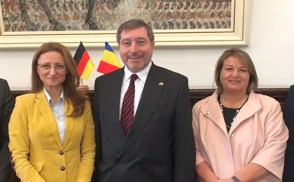 Ambasadorul Germaniei în România în vizită la Sibiu. Werner Hans Lauk s-a întâlnit cu Daniela Câmpean