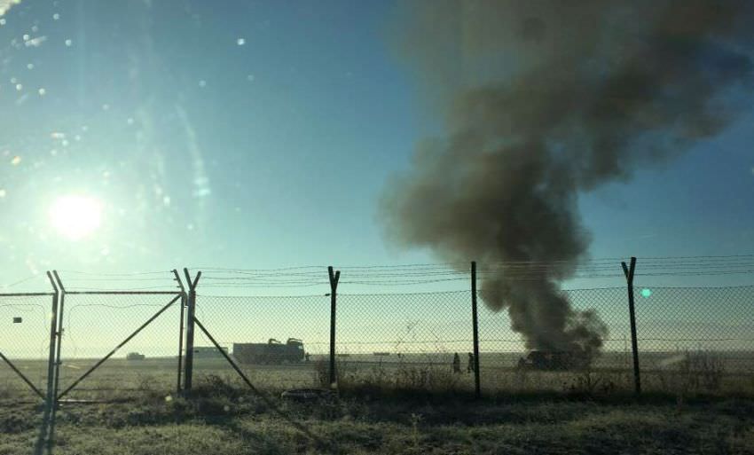 FOTO Pompierii au intervenit de urgență pe Aeroporul Sibiu. A fost o simulare