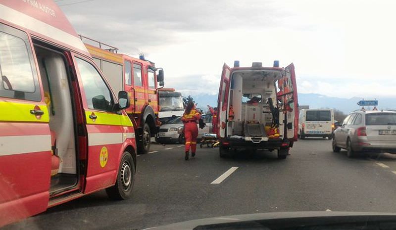 update - accident pe autostrada orăștie - sibiu la ieșirea spre mediaș