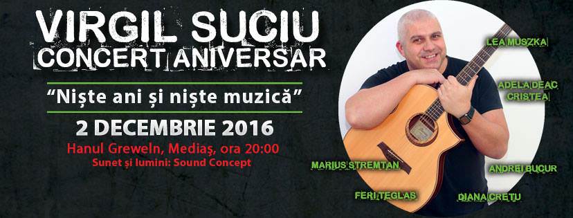 virgil suciu la mediaș într-un concert anivesar