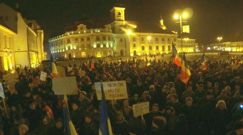 patru proteste în acest weekend la sibiu. toate în zona centrală a orașului