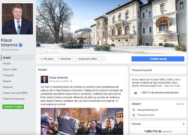 iohannis bate record după record pe facebook. câți fani are acum