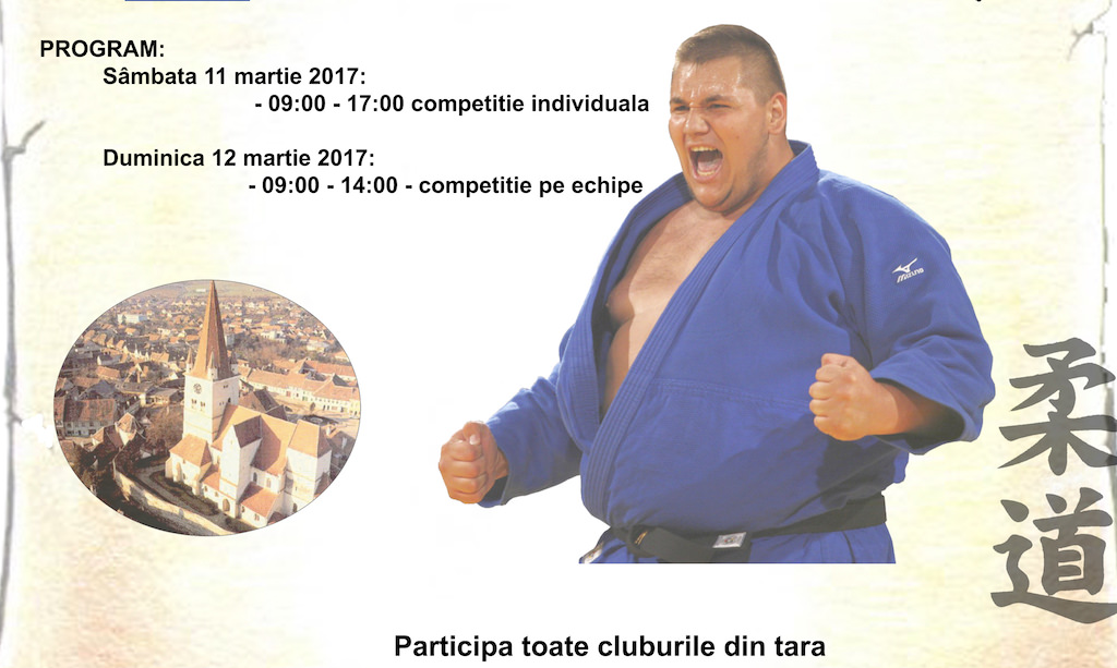 cisnădia este gazdă pentru campionatul national de judo