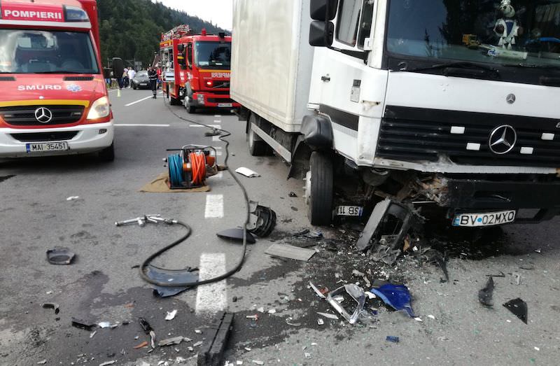 VIDEO FOTO – Tânără gravidă din Sibiu decedată într-un accident pe DN1. Fostul baschetbalist George Tănase a adormit la volan