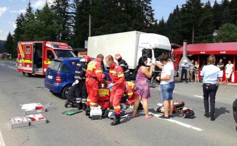 video foto – tânără gravidă din sibiu decedată într-un accident pe dn1. fostul baschetbalist george tănase a adormit la volan